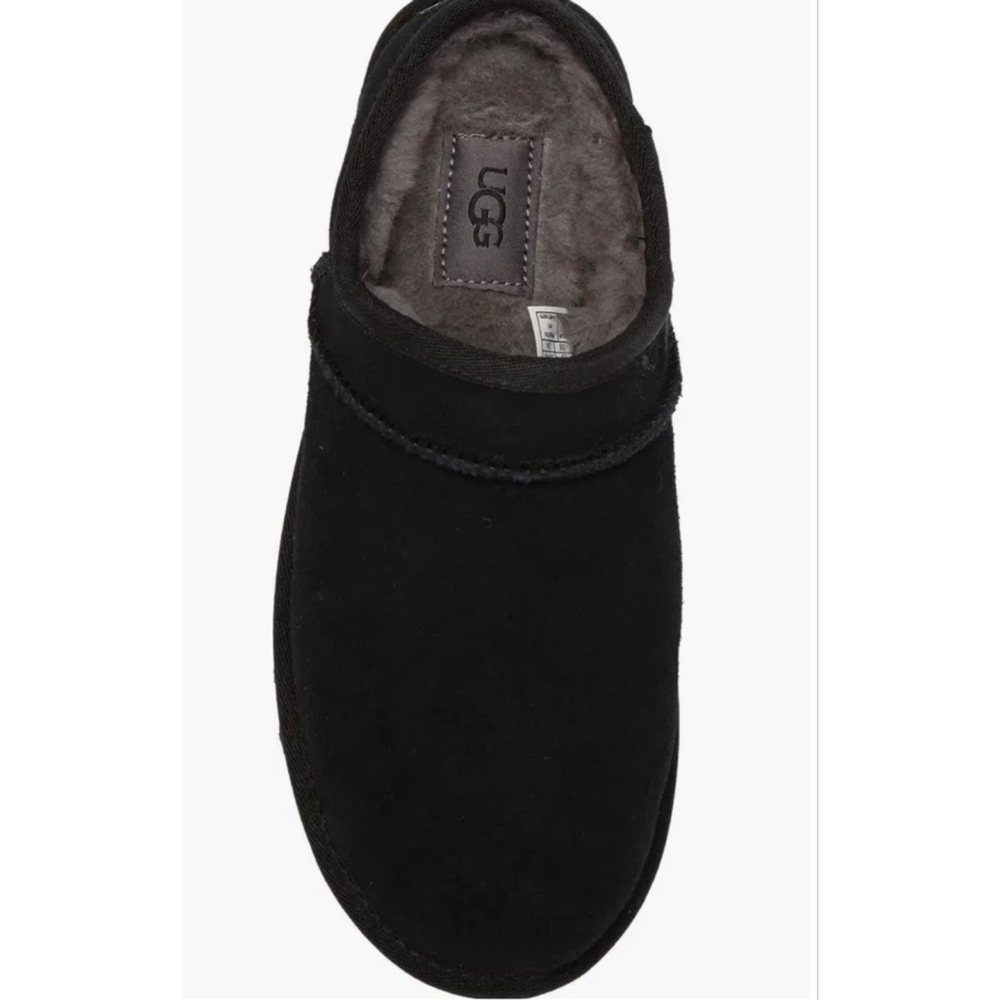 New UGG Black Suede Slippers/Ultra Mini 10